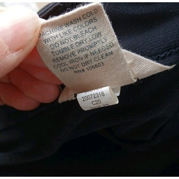 Duluth Trading Flexpedition Skinny Pants Size 14 Black Outdoors DWR Nylon - Picture 9 of 9